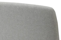 Miliboo Design-Bett Stoff Grau und Holz 140 x 200 cm NIELS* Betten Für Erwachsene