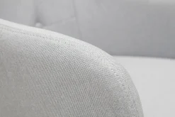 Miliboo Design-Bürosessel Stoff Hellgrau BALTIK (Dieses Produkt wird nicht mehr verkauft)* Bürostühle|Bürostuhl Zum Kleinen Preis