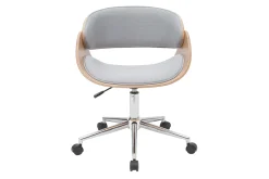 Miliboo Design-Bürostuhl Hellgrau / Helles Holz BENT* Bürostühle|Bürostuhl Zum Kleinen Preis