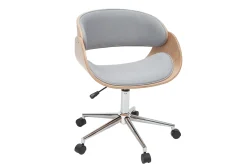 Miliboo Design-Bürostuhl Hellgrau / Helles Holz BENT* Bürostühle|Bürostuhl Zum Kleinen Preis