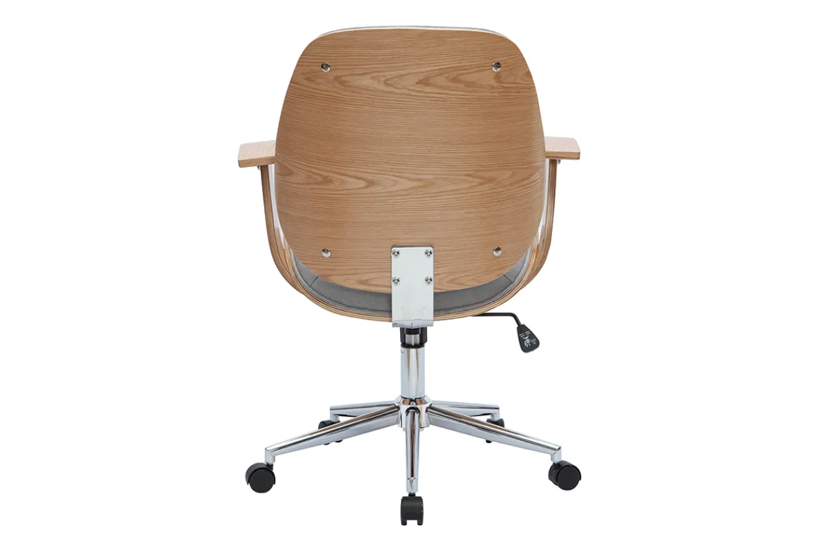 Miliboo Design-Bürostuhl hellgrauer Stoff YORKE* Bürostühle|Bürostuhl Zum Kleinen Preis