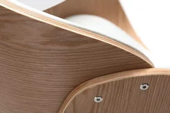 Miliboo Design-Bürostuhl Weiß / Helles Holz BENT* Bürostühle|Bürostuhl Zum Kleinen Preis