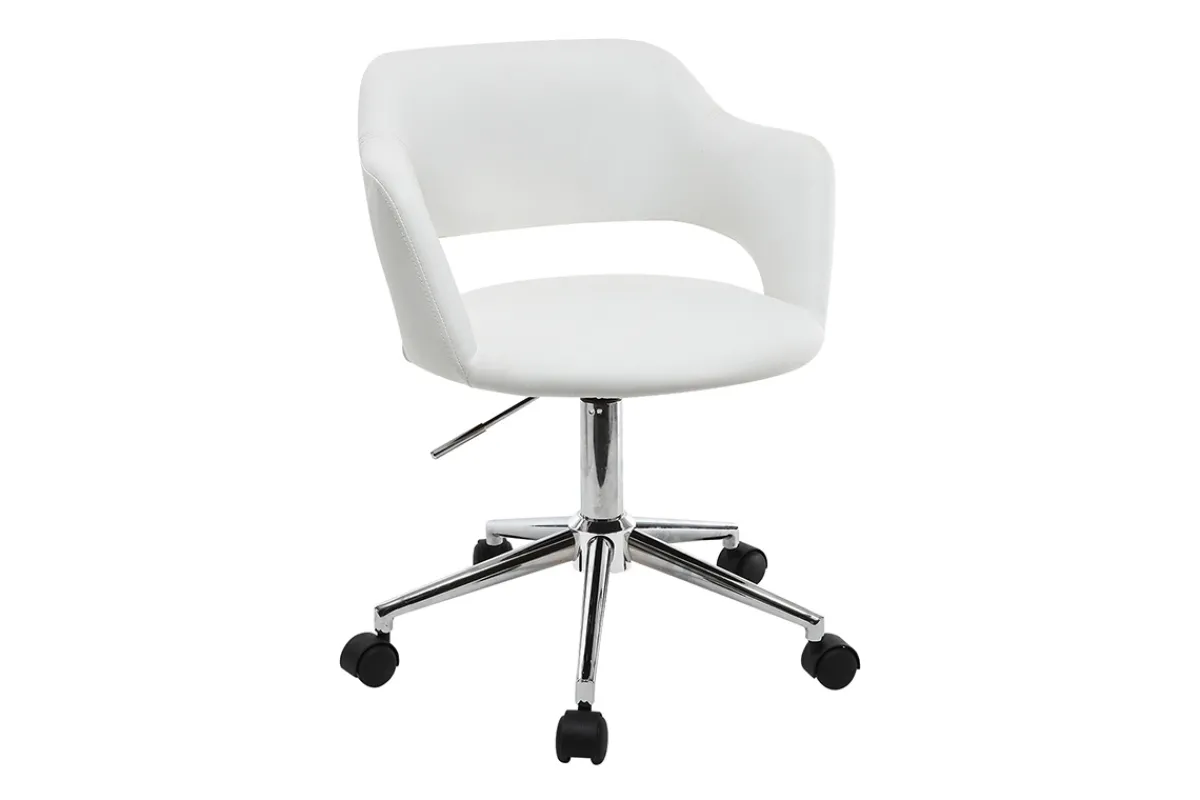 Miliboo Design-Bürostuhl Weiß JESSY* Bürostühle|Bürostuhl Zum Kleinen Preis
