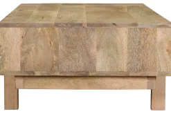 Miliboo Design-Couchtisch Mango-Baum und Messing ZAIKA* Couchtische