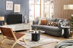 Miliboo Design-Couchtisch Schwarz HOLLEN* Couchtische