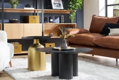 Miliboo Design-Couchtisch Schwarz HOLLEN* Couchtische