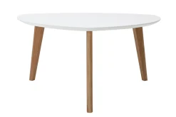 Miliboo Design-Couchtisch Weiß L80 cm EKKA* Couchtische