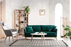 Miliboo Design-Couchtisch Weiß L80 cm EKKA* Couchtische