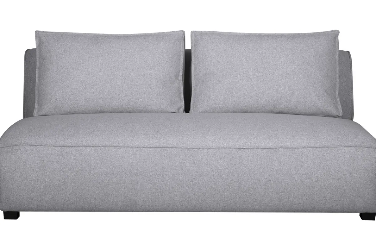 Miliboo Design-Doppelsofa aus hellgrauem Stoff PLURIEL* Design-sofas|Schlafsessel