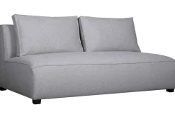 Miliboo Design-Doppelsofa aus hellgrauem Stoff PLURIEL* Design-sofas|Schlafsessel