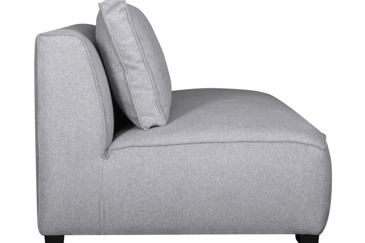 Miliboo Design-Doppelsofa aus hellgrauem Stoff PLURIEL* Design-sofas|Schlafsessel