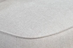 Miliboo Design-Drehsessel aus beigem Stoff mit strukturiertem Samteffekt AMBER* Design-sessel|Sessel