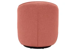 Miliboo Design-Drehsessel aus rostbraunem Stoff mit strukturiertem Samteffekt AMBER* Design-sessel|Sessel