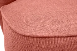 Miliboo Design-Drehsessel aus rostbraunem Stoff mit strukturiertem Samteffekt AMBER* Design-sessel|Sessel