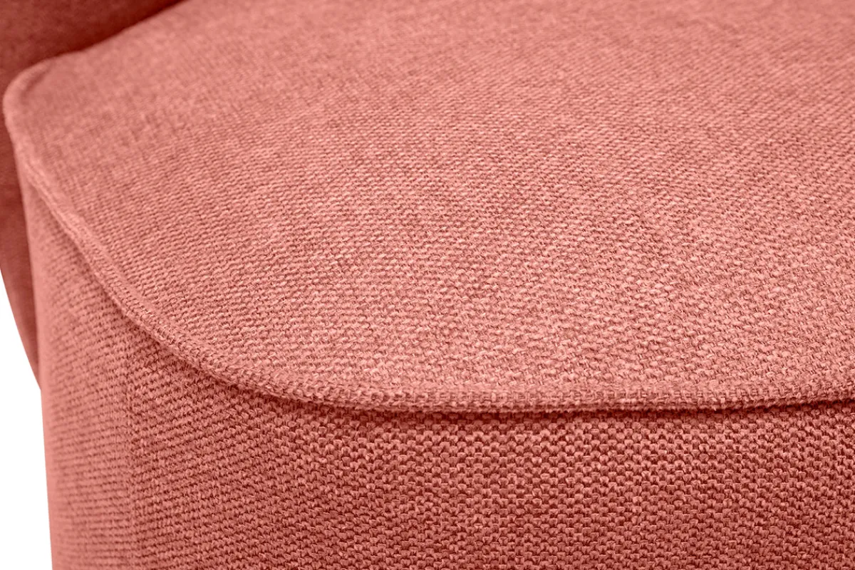 Miliboo Design-Drehsessel aus rostbraunem Stoff mit strukturiertem Samteffekt AMBER* Design-sessel|Sessel