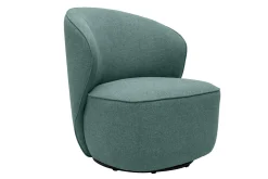 Miliboo Design-Drehsessel mit graugrünem Stoffbezug AMBER* Design-sessel|Sessel