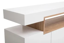 Miliboo Designer-Anrichte und Holznische weiß matt LIVO* Sideboards