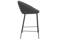 Miliboo Designer-Barhocker dunkelgrauer Stoff 65cm (2er Set) SHERU* Barhocker