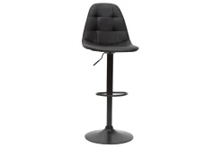 Miliboo Designer-Barhocker höhenverstellbar schwarze (2er-Set) COX* Barhocker