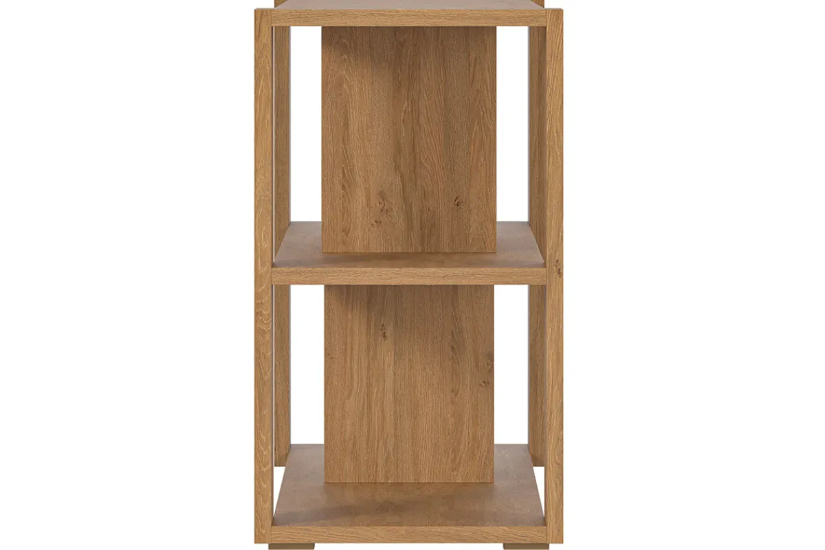 Miliboo Designer-Bücherregal niedrig Eichenholz L168 cm MUSSO* Bücherregale|Bücherregale