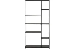 Miliboo Designer-Bücherschrank L79,5cm schwarzes Metall PODIUM* Bücherregale|Bücherregale