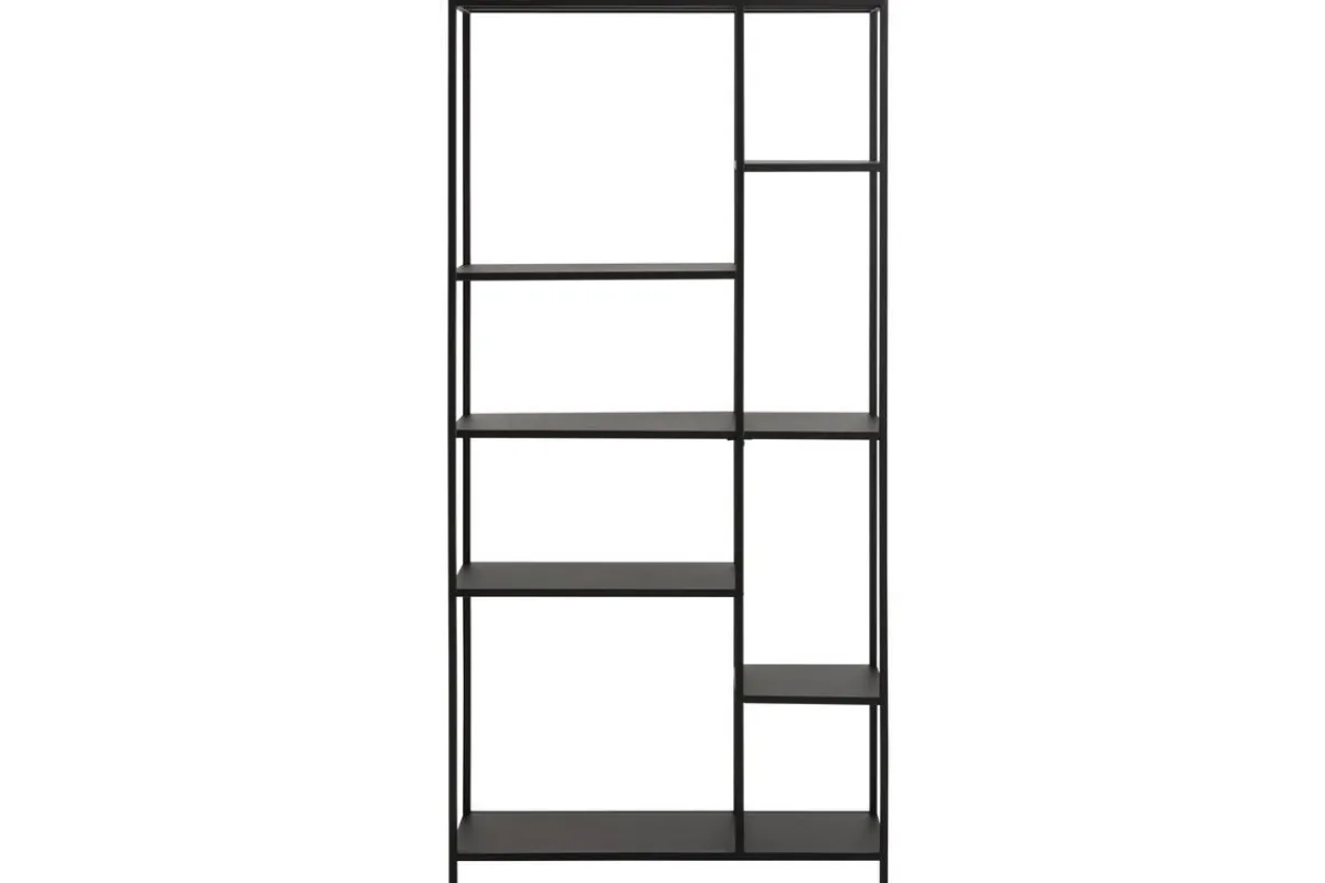 Miliboo Designer-Bücherschrank L79,5cm schwarzes Metall PODIUM* Bücherregale|Bücherregale
