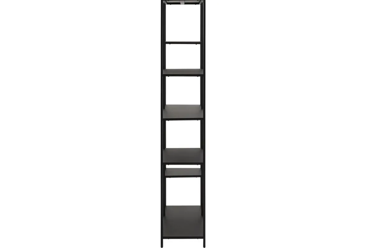 Miliboo Designer-Bücherschrank L79,5cm schwarzes Metall PODIUM* Bücherregale|Bücherregale