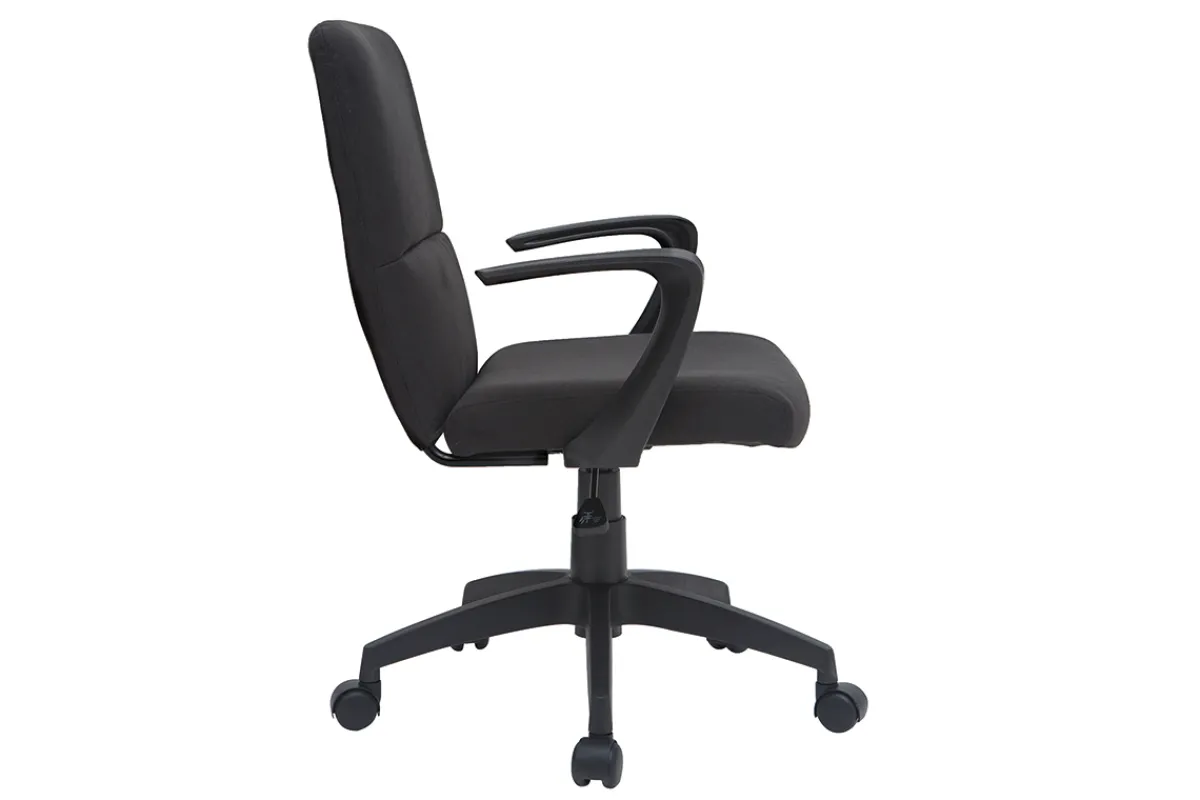 Miliboo Designer-Bürostuhl schwarz Stoff CHUCK* Bürostühle|Bürostuhl Zum Kleinen Preis