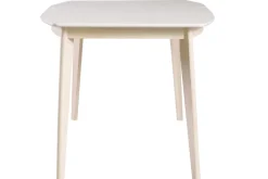 Miliboo Design-Esstisch ausziehbar Weiß und helles Holz L150-200 LEENA* Ausziehtische