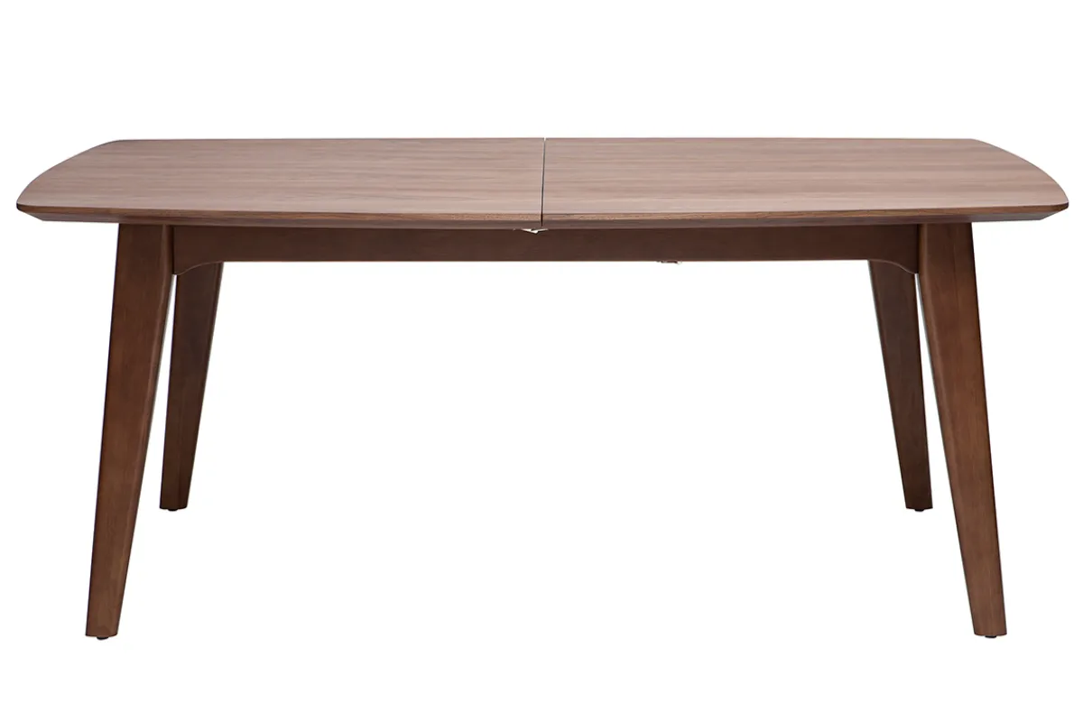 Miliboo Design-Esstisch ausziehbar Nussbaum L180-230 FIFTIES* Ausziehtische