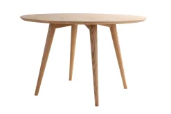 Miliboo Design-Esstisch Esche D120 LIVIA* Esstische