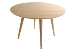 Miliboo Design-Esstisch Esche D120 LIVIA* Esstische