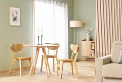 Miliboo Design-Esstisch rund Eschenholz D90 ARTIK* Esstische
