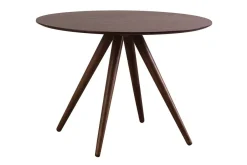 Miliboo Design-Esstisch rund Nussbaum D106 WALFORD* Esstische