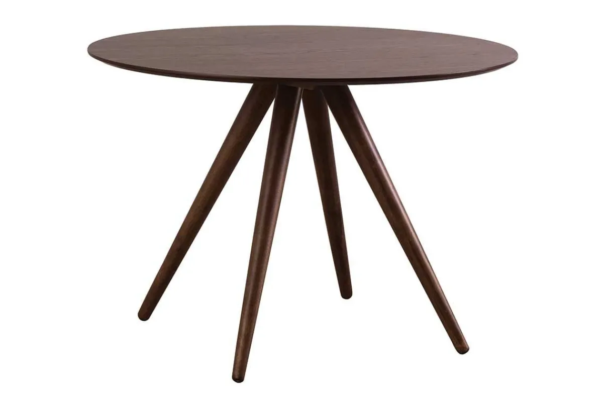 Miliboo Design-Esstisch rund Nussbaum D106 WALFORD* Esstische