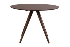 Miliboo Design-Esstisch rund Nussbaum D106 WALFORD* Esstische