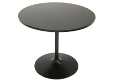 Miliboo Design-Esstisch rund Schwarz D90 CALISTA* Esstische
