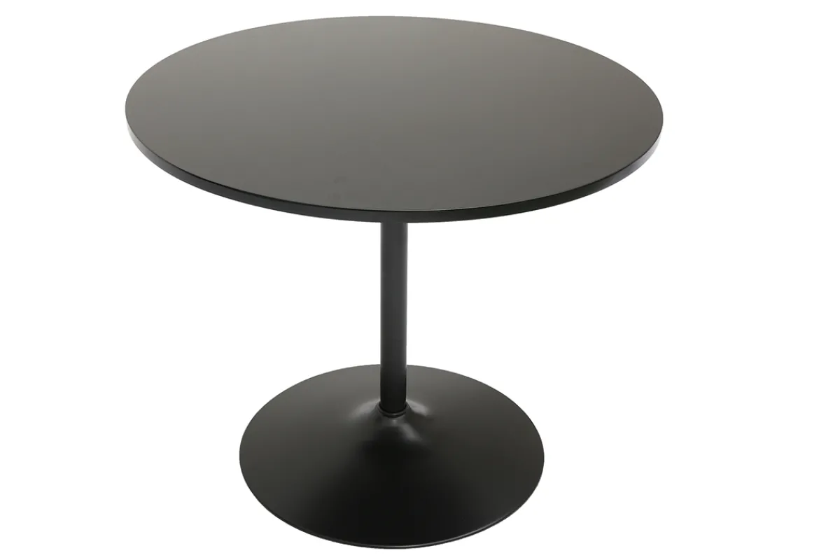 Miliboo Design-Esstisch rund Schwarz D90 CALISTA* Esstische