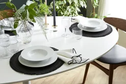 Miliboo Design-Esstisch Weiß L169 HALIA* Esstische