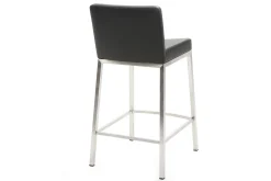 Miliboo Design-Hocker 66 cm Schwarz 2er-Set EPSILON* Barhocker