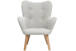 Miliboo Design-Kindersessel Hellgrau BABY BRISTOL*Kinder Kindersessel