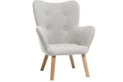 Miliboo Design-Kindersessel Hellgrau BABY BRISTOL*Kinder Kindersessel