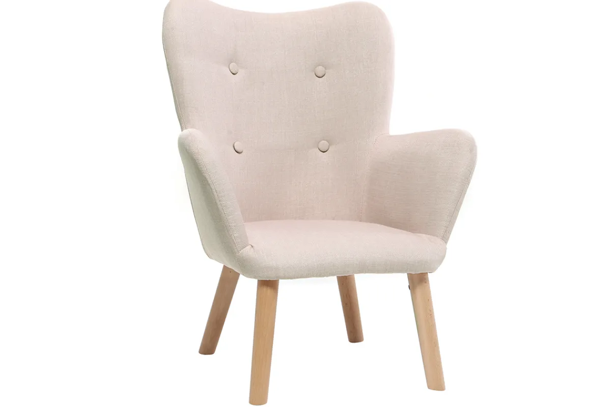 Miliboo Design-Kindersessel Rosa BABY BRISTOL*Kinder Kindersessel