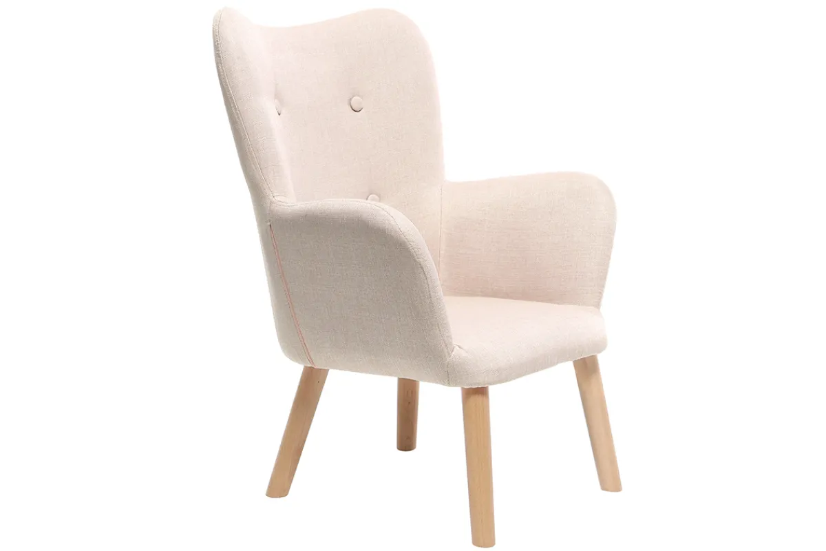 Miliboo Design-Kindersessel Rosa BABY BRISTOL*Kinder Kindersessel