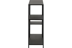 Miliboo Design-Konsole aus schwarzem Metall L80 cm PODIUM* Bücherregale|Bücherregale