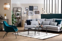 Miliboo Design-Konsole aus schwarzem Metall L80 cm PODIUM* Bücherregale|Bücherregale