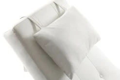 Miliboo Design-Liegestuhl Weiß MONACO* Relaxsessel|Sessel