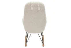 Miliboo Design-Schaukelstuhl aus Stoff mit Woll-Effekt MANIA* Schaukelstühle|Sessel