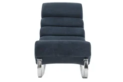 Miliboo Design-Schaukelstuhl Stoff Hellgrau TAYLOR* Schaukelstühle|Sessel