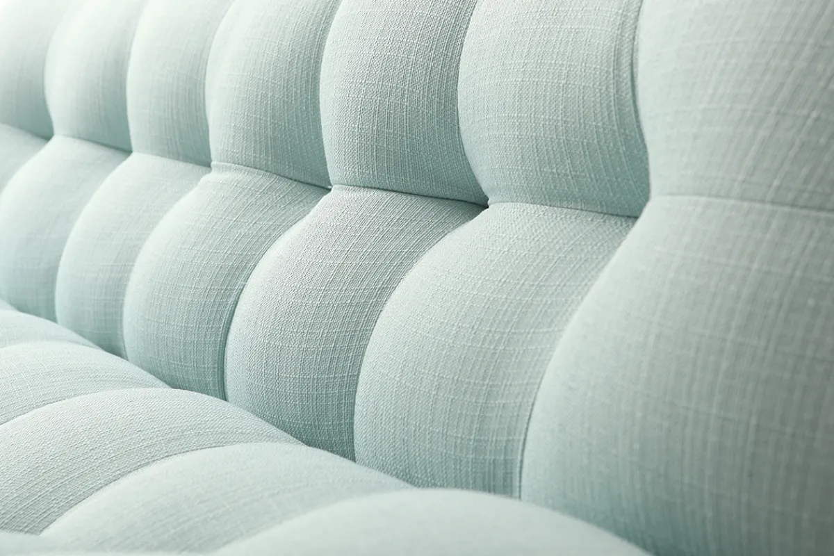 Miliboo Design-Schlafsofa skandinavisch Grün und Eiche YUMI* Schlafsofas